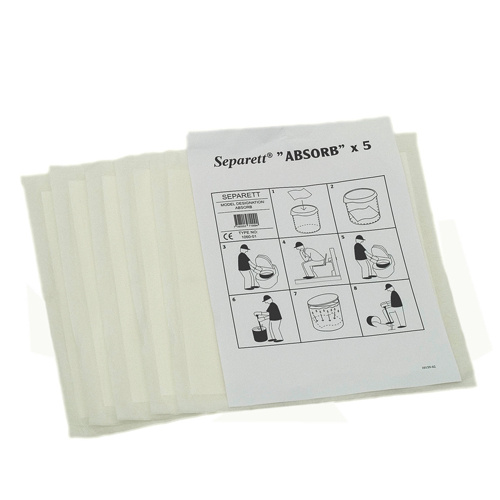 SEPARETT Absorb Pads Pk of 5